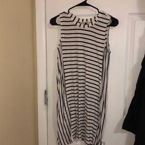 Black and White Stripped Dress